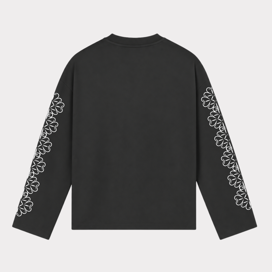 PRÉSTANCE ATELIER - BLOOM LONGSLEEVE ZWART/WIT