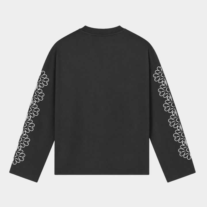 PRÉSTANCE ATELIER - BLOOM LONGSLEEVE ZWART/WIT
