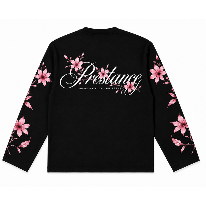 MIDNIGHT BLOOM LONGSLEEVE BLACK