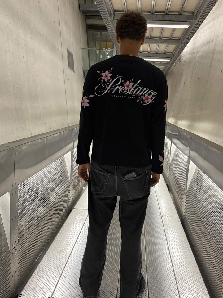 MIDNIGHT BLOOM LONGSLEEVE BLACK